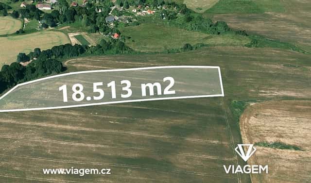 Prodej pole 6 960 m², Jestřebí, okres Česká Lípa