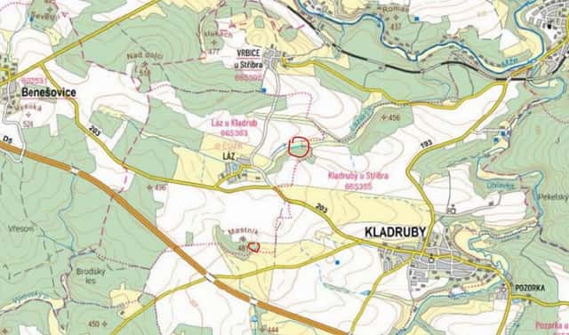 Prodej pozemku 1 234 m², Kladruby, okres Tachov