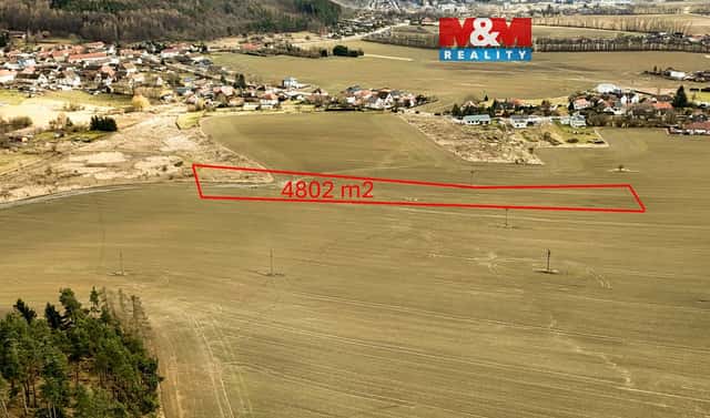 Prodej pole 4 802 m², Strakonice – Dražejov