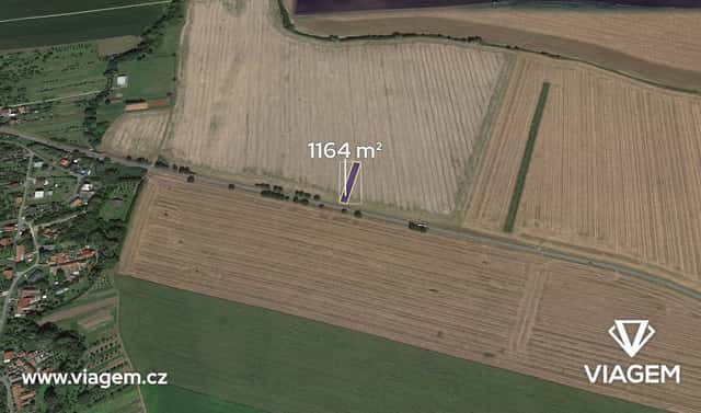 Prodej pole 698 m², Horní Němčí, okres Uherské Hradiště