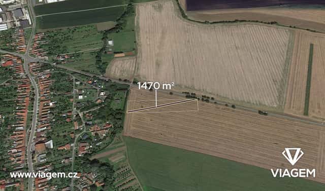 Prodej pole 882 m², Horní Němčí, okres Uherské Hradiště