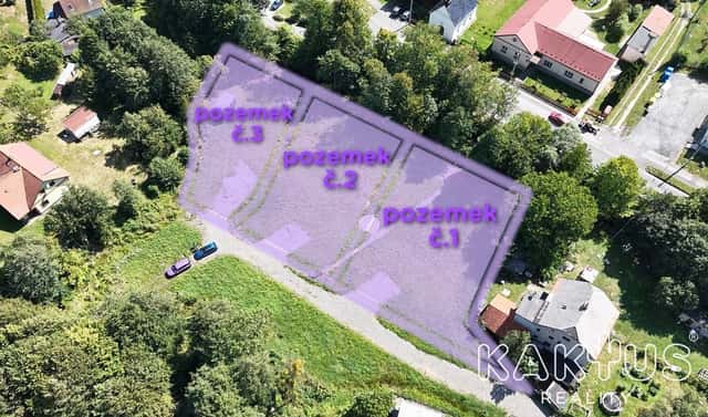 Prodej stavebního pozemku 922 m², Bordovice, okres Nový Jičín