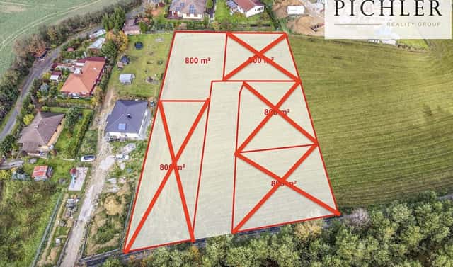 Prodej stavebního pozemku 801 m², Hromnice, okres Plzeň-sever