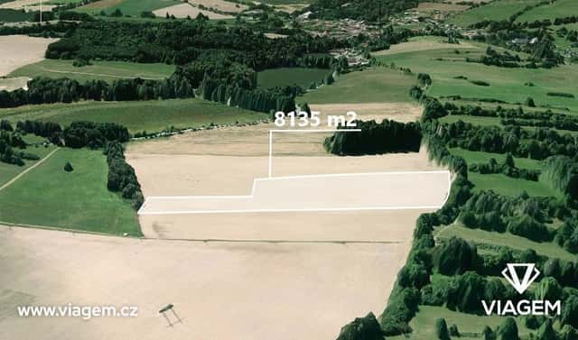 Prodej pole 1 374 m², Jistebnice, okres Tábor