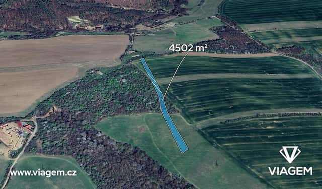 Prodej pole 1 500 m², Boršice, okres Uherské Hradiště