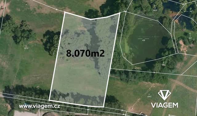 Prodej pole 2 690 m², Sulice, okres Praha-východ