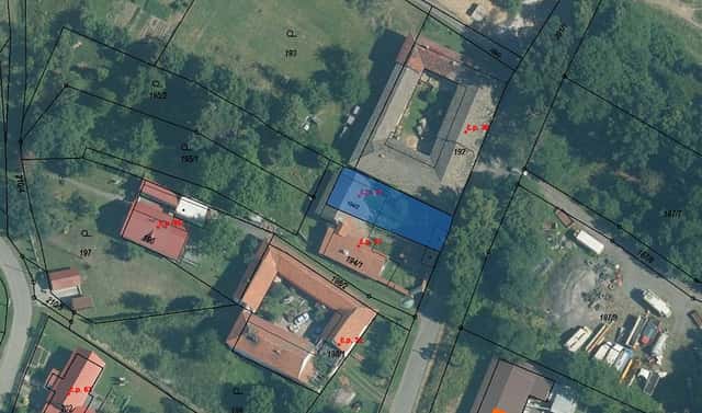 Prodej stavebního pozemku 180 m², Jeseník nad Odrou, okres Nový Jičín