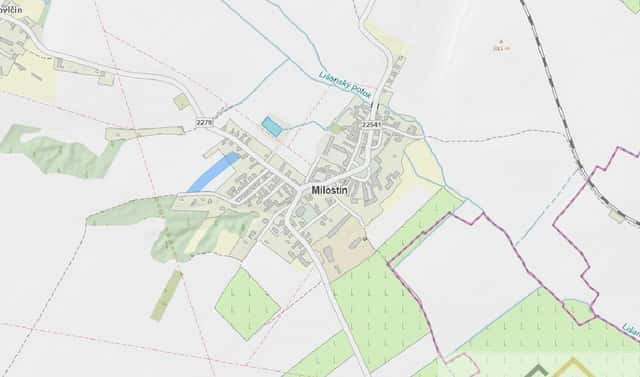 Prodej stavebního pozemku 5 738 m², Milostín, okres Rakovník