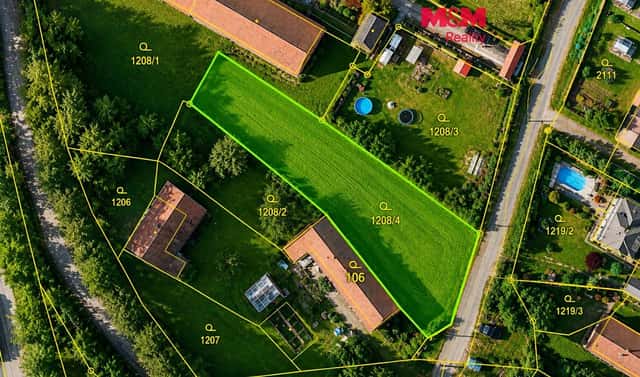 Prodej stavebního pozemku 896 m², Soutice – Černýš, okres Benešov