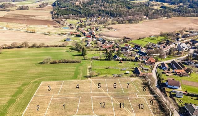 Prodej stavebního pozemku 602 m², Kovářov – Zahořany, okres Písek