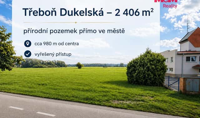 Prodej louky 2 406 m², Třeboň – Třeboň I, okres Jindřichův Hradec
