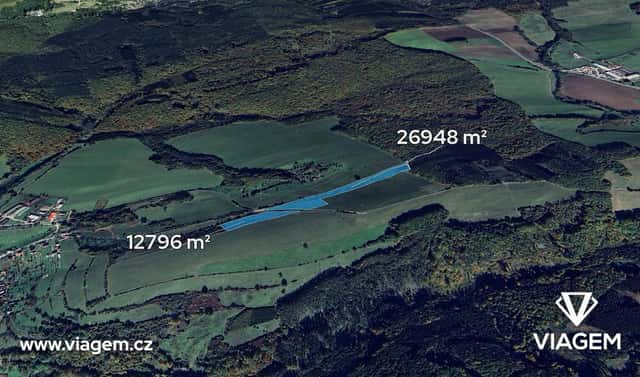 Prodej pole 4 968 m², Zlámanec, okres Uherské Hradiště