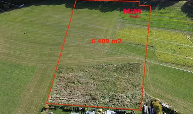 Prodej stavebního pozemku 6 409 m², Řehenice, okres Benešov