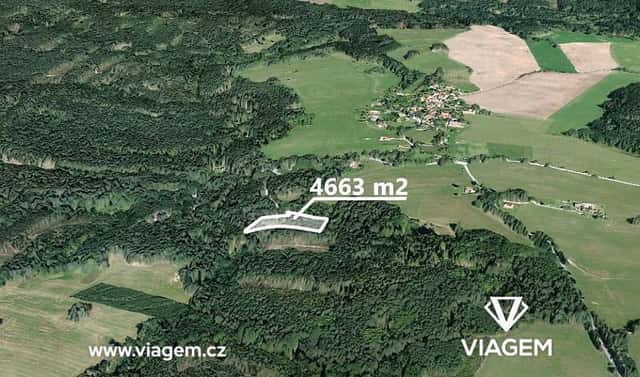 Prodej pole 4 663 m², Slavče, okres České Budějovice