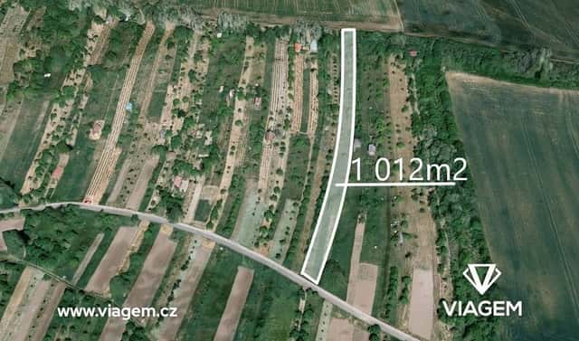Prodej zahrady 337 m², Ostrožská Lhota, okres Uherské Hradiště
