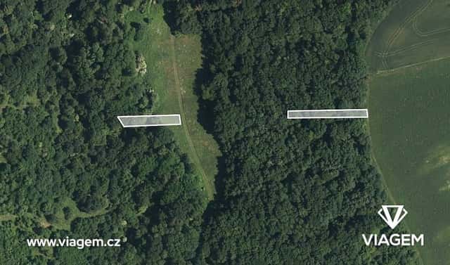 Prodej lesa 805 m², Hradčovice, okres Uherské Hradiště