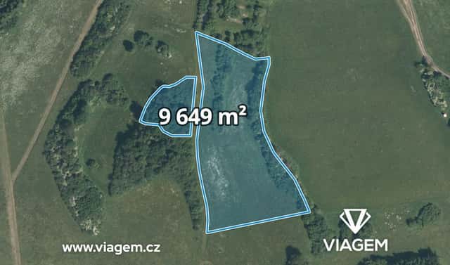 Prodej pole 8 040 m², Plánice, okres Klatovy