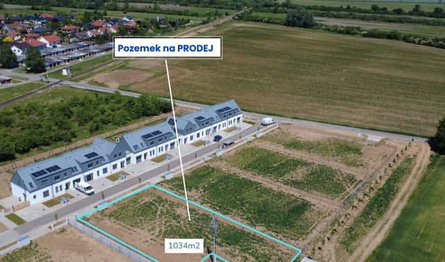 Prodej stavebního pozemku 1 026 m², Strážnice, okres Hodonín