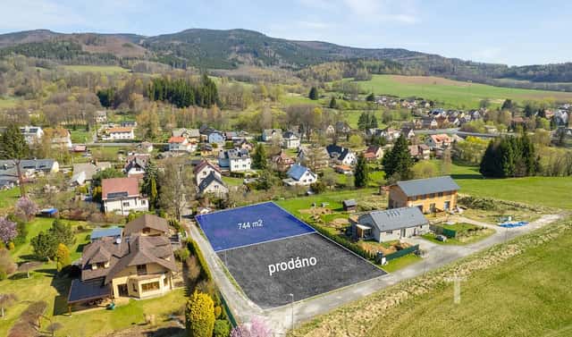 Prodej stavebního pozemku 744 m², Lipová-lázně, okres Jeseník
