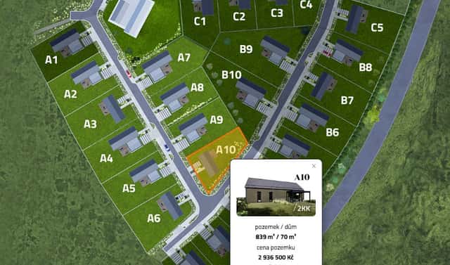 Prodej stavebního pozemku 839 m², Česká Skalice – Zlíč, okres Náchod