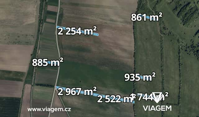 Prodej pole 5 942 m², Javorník, okres Hodonín