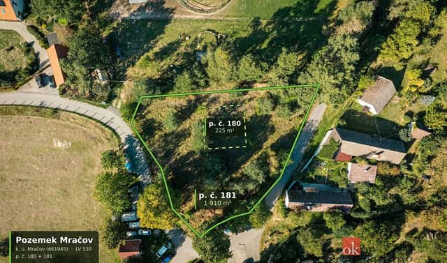 Prodej stavebního pozemku 2 135 m², Kadov, okres Strakonice