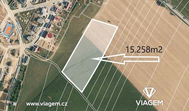 Prodej pole 2 543 m², Dačice, okres Jindřichův Hradec