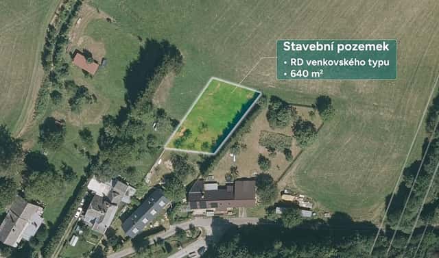 Prodej stavebního pozemku 640 m², Loučná nad Desnou – Filipová, okres Šumperk