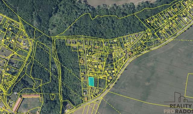 Prodej pozemku 585 m², Chbany, okres Chomutov