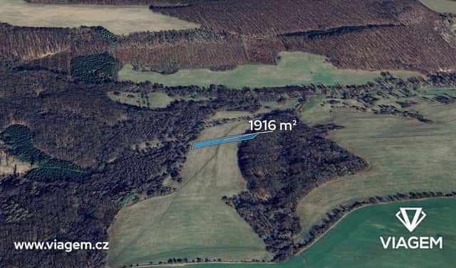 Prodej pole 479 m², Biskupice, okres Zlín