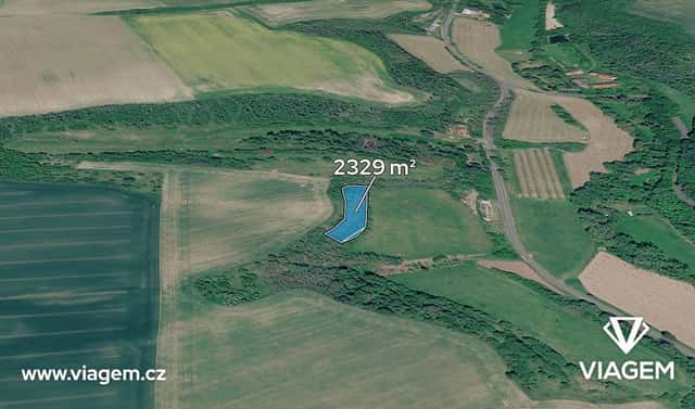 Prodej pole 776 m², Brodec, okres Louny