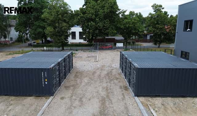 Pronájem skladovacího kontejneru 14 m2 Italská ul. - Milovice, Milovice, okres Nymburk