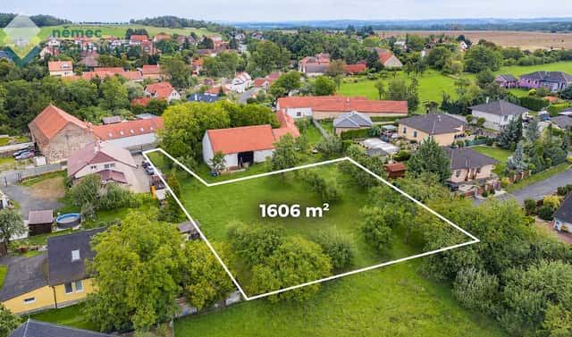 Prodej stavebního pozemku 1 606 m², Skřivanská, Přišimasy – Skřivany, okres Kolín