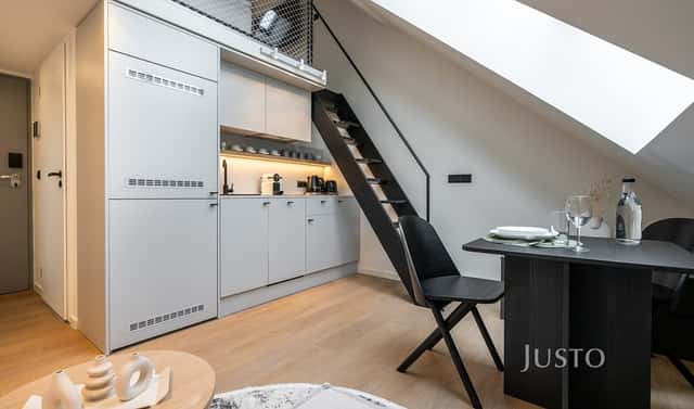 Prodej bytu 1+kk 28 m², Prvního pluku, Praha 8 – Karlín