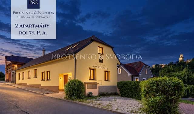 Prodej nájemního domu, činžáku 174 m², Žižkova, Hluboká nad Vltavou, okres České Budějovice