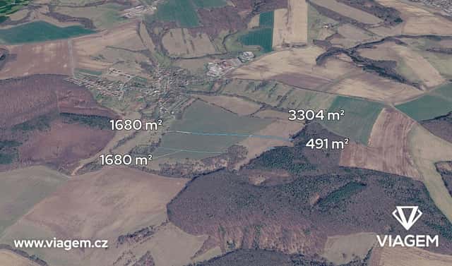 Prodej pole 4 471 m², Dobrkovice, okres Zlín