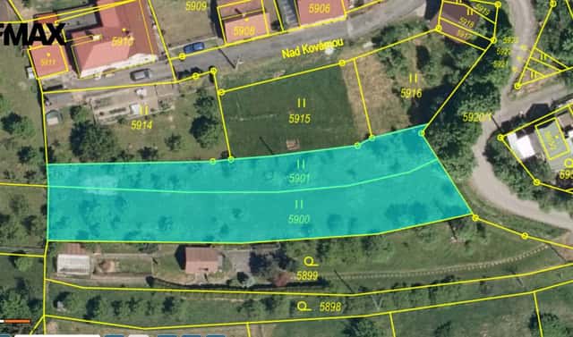 Prodej stavebního pozemku 1 260 m², Vsetín