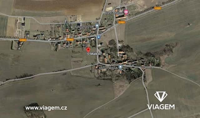 Prodej pole 969 m², Málkov, okres Beroun