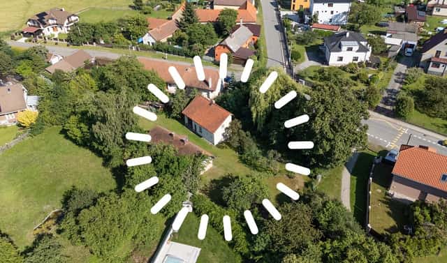 Prodej stavebního pozemku 1 432 m², Řitka, okres Praha-západ
