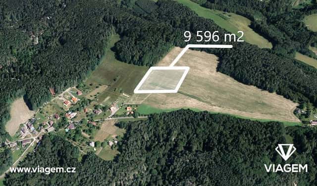 Prodej pole 2 399 m², Mírová pod Kozákovem, okres Semily