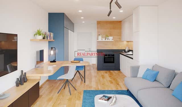 Prodej bytu 1+kk 37 m², Za invalidovnou, Praha 8 – Karlín