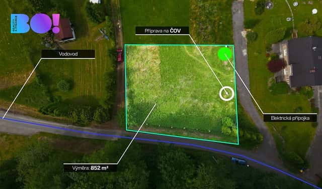 Prodej stavebního pozemku 852 m², Chotěbuz, okres Karviná