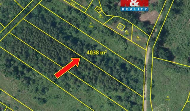 Prodej louky 4 038 m², Velké Popovice, okres Praha-východ