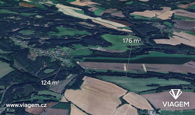 Prodej lesa 300 m², Nosálov, okres Mělník