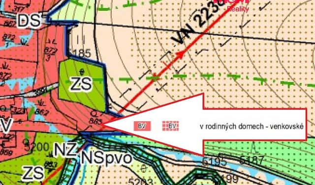 Prodej stavebního pozemku 1 539 m², Opatov, okres Svitavy