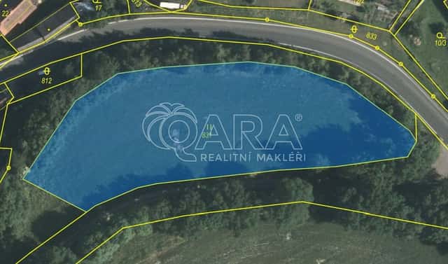 Prodej stavebního pozemku 3 403 m², Počaply, okres Příbram