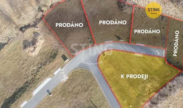 Prodej stavebního pozemku 1 019 m², Puklice, okres Jihlava