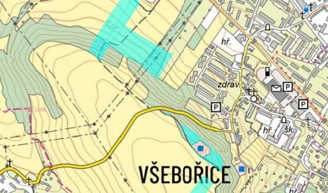 Pronájem pole 81 566 m², Ústí nad Labem – Všebořice