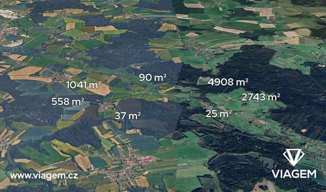 Prodej pole 587 m², Olešnice, okres České Budějovice