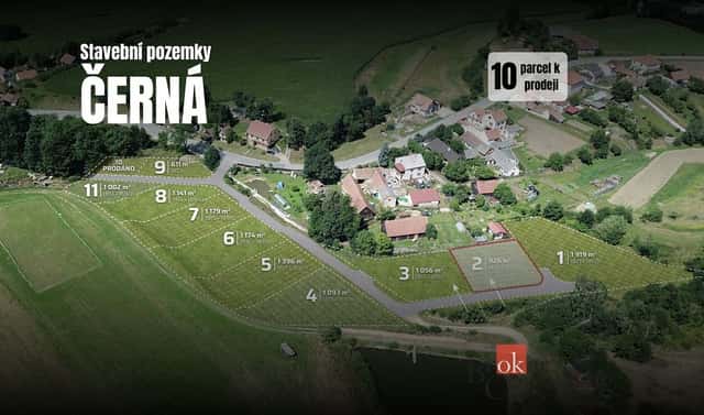 Prodej stavebního pozemku 779 m², Černá, okres Žďár nad Sázavou